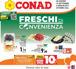Anteprima dell'opuscolo Conad volantino Piemonte dal negozio Conad valido da 24/09/2026