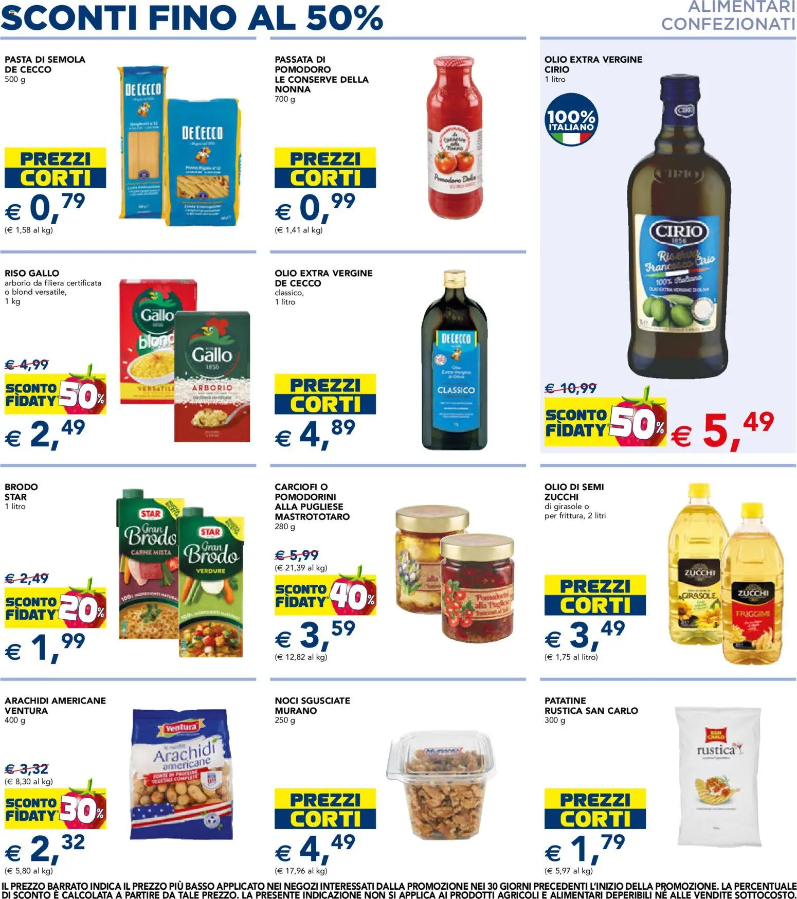 Anteprima dell'opuscolo Esselunga S volantino dal negozio Esselunga S valido da 22/10/2026 - Pasta, Noci, Carciofi, Patatine, Verdure, Brodo, Pasta di semola, Olio extra vergine