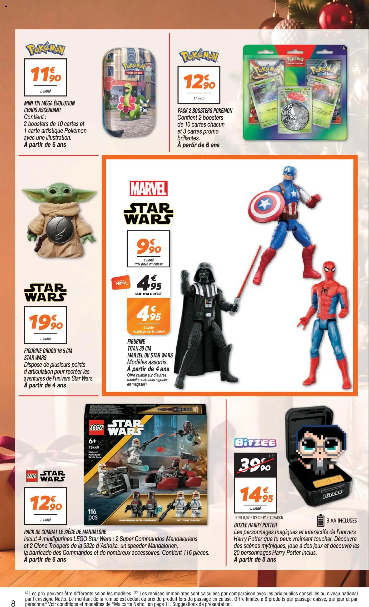 Prévisualisation de Netto - Jouets noël du magasin Netto formulaire valide 03/11/2026 - Jeux, Figurine, Bitzee, Légo