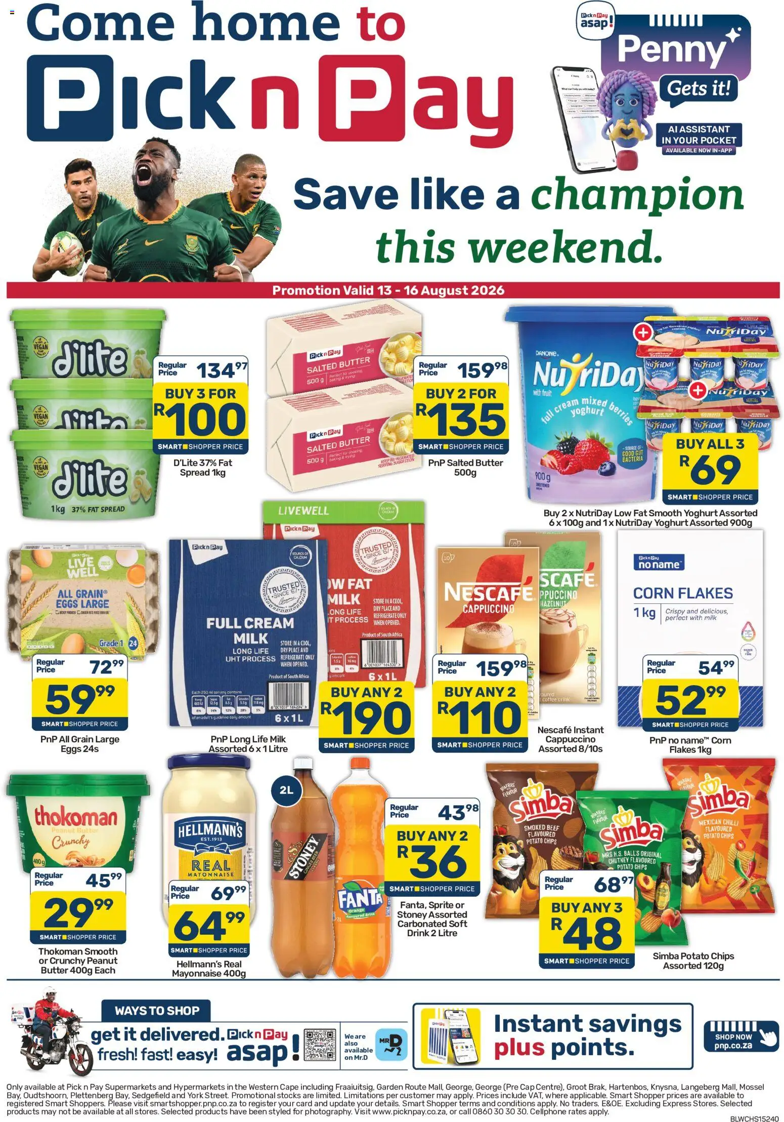 Preview of Pick n Pay flyer valid from 13/08/2026