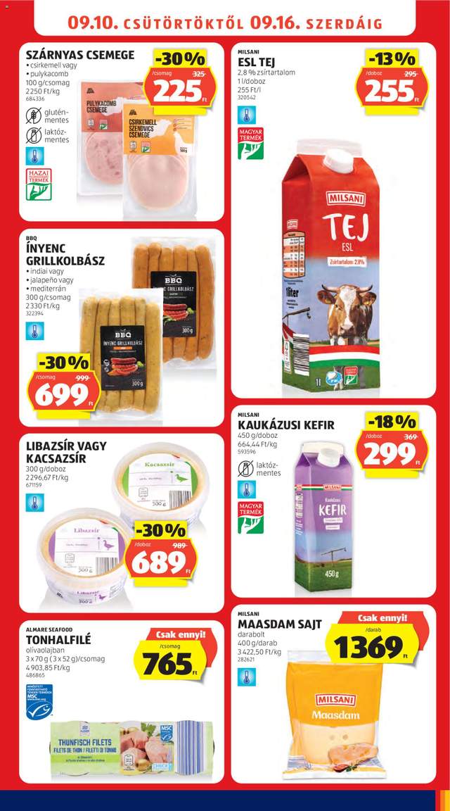 Új Aldi akciós újság 09.10.