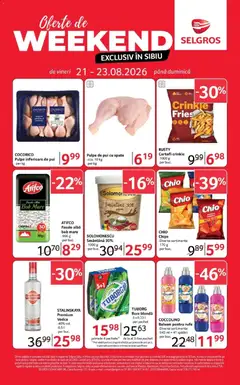 Previzualizarea de cataloage: Selgros Selgros Catalog Oferte de weekend valabil de la 21.08.2026