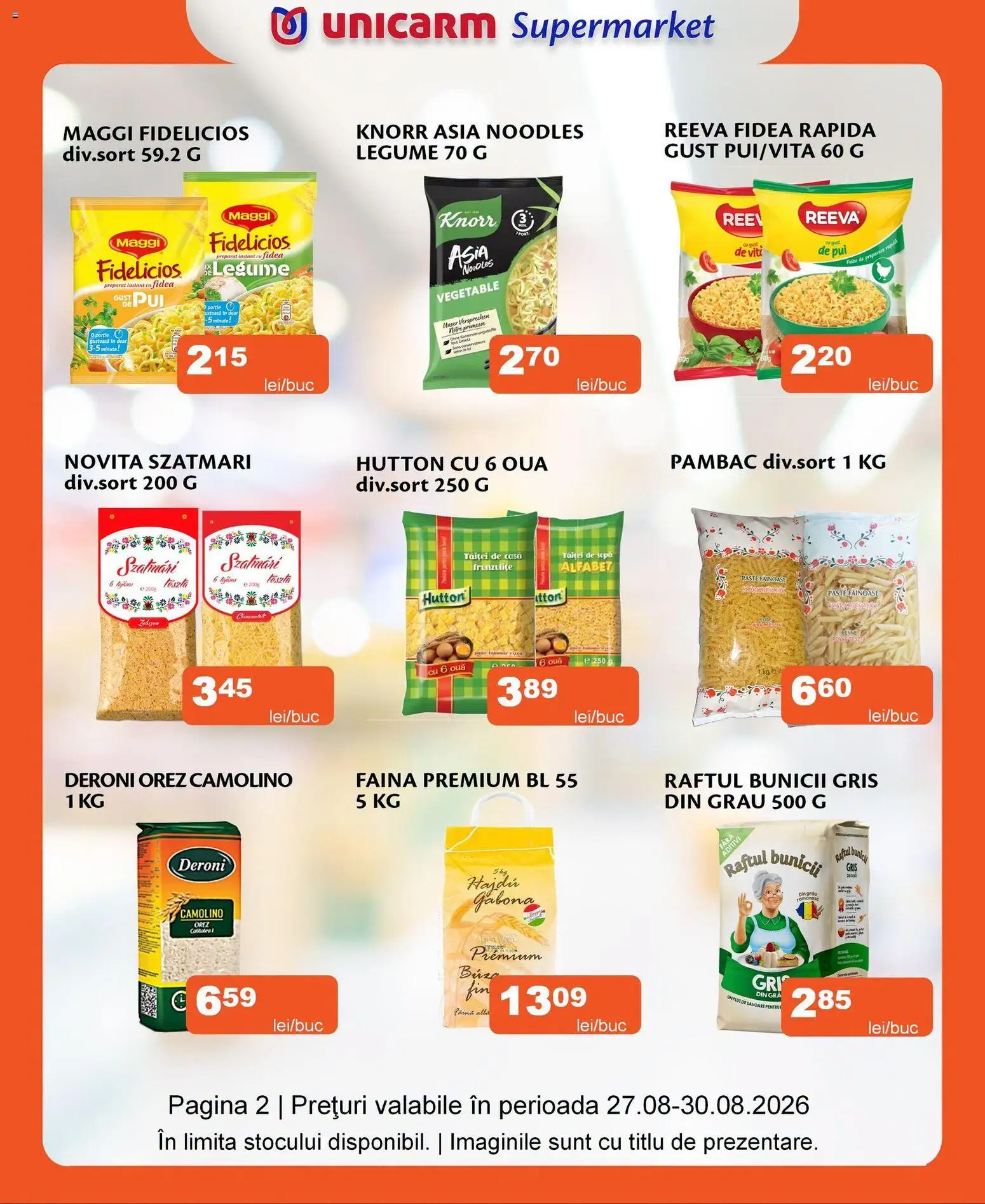 Previzualizarea de cataloage: Unicarm Unicarm Catalog valabil de la 27.08.2026
