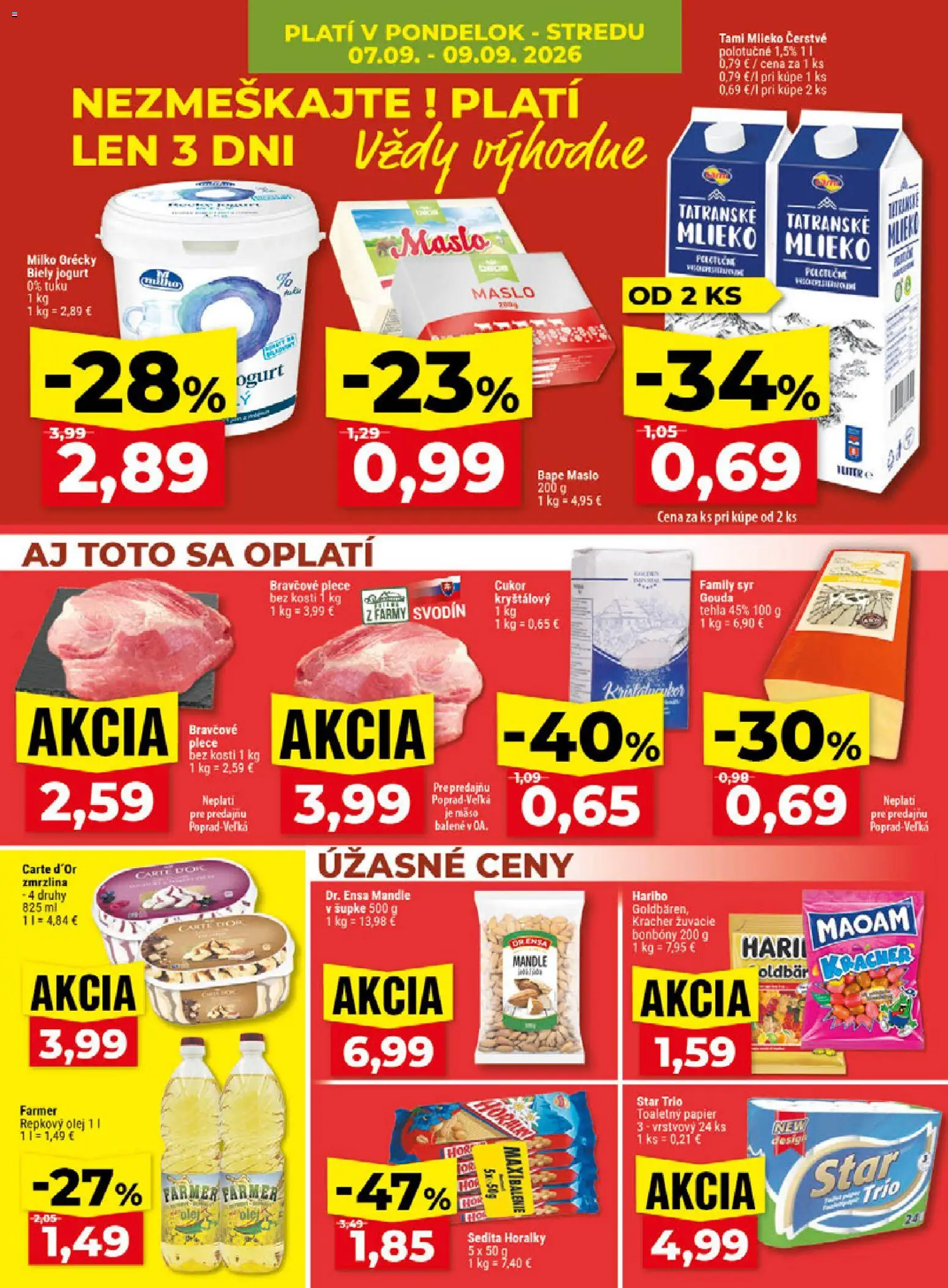 Náhľad Klas letáku platného od 07.09.2026