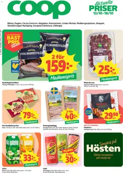 Förhandsgranska reklamblad Coop Daglivs erbjudanden från butik Coop Daglivs gäller från 12/10/2026