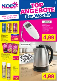 Vorschau von dem Prospekt des Geschäftes KODi, gültig ab dem 27.04.2026