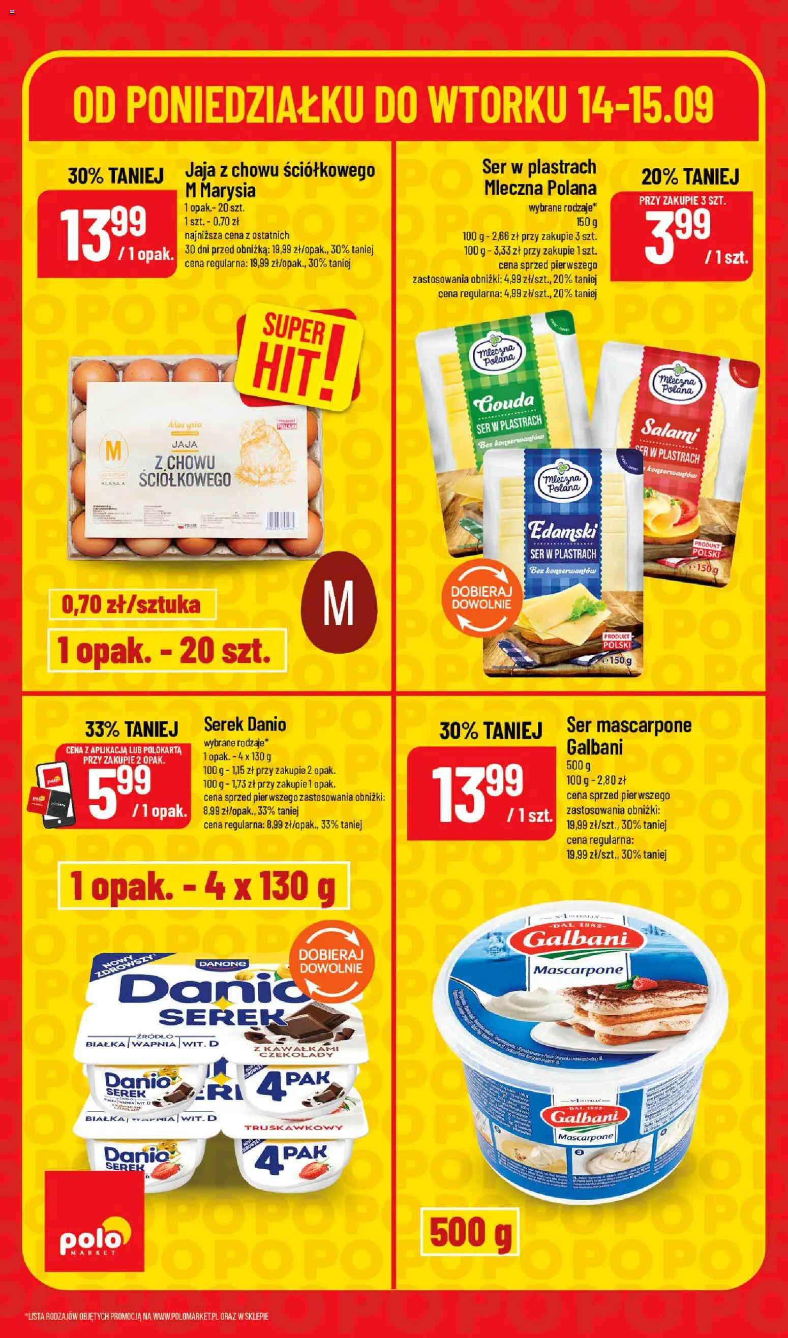 Pogląd gazetki "POLOmarket gazetka - Super Hity" ze sklepu POLOmarket ważnej od 14.09.2026