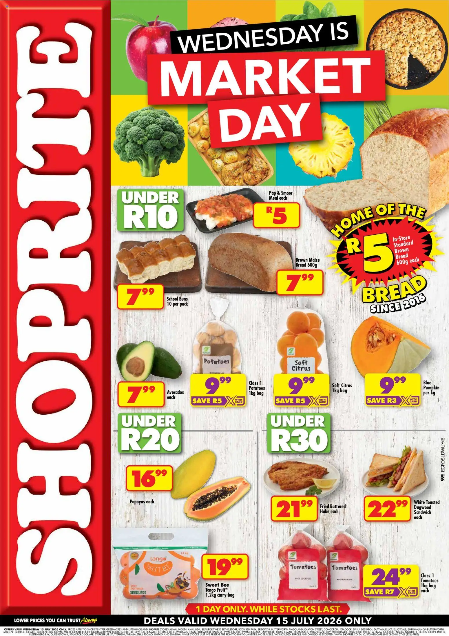 Preview of Shoprite flyer valid from 15/07/2026