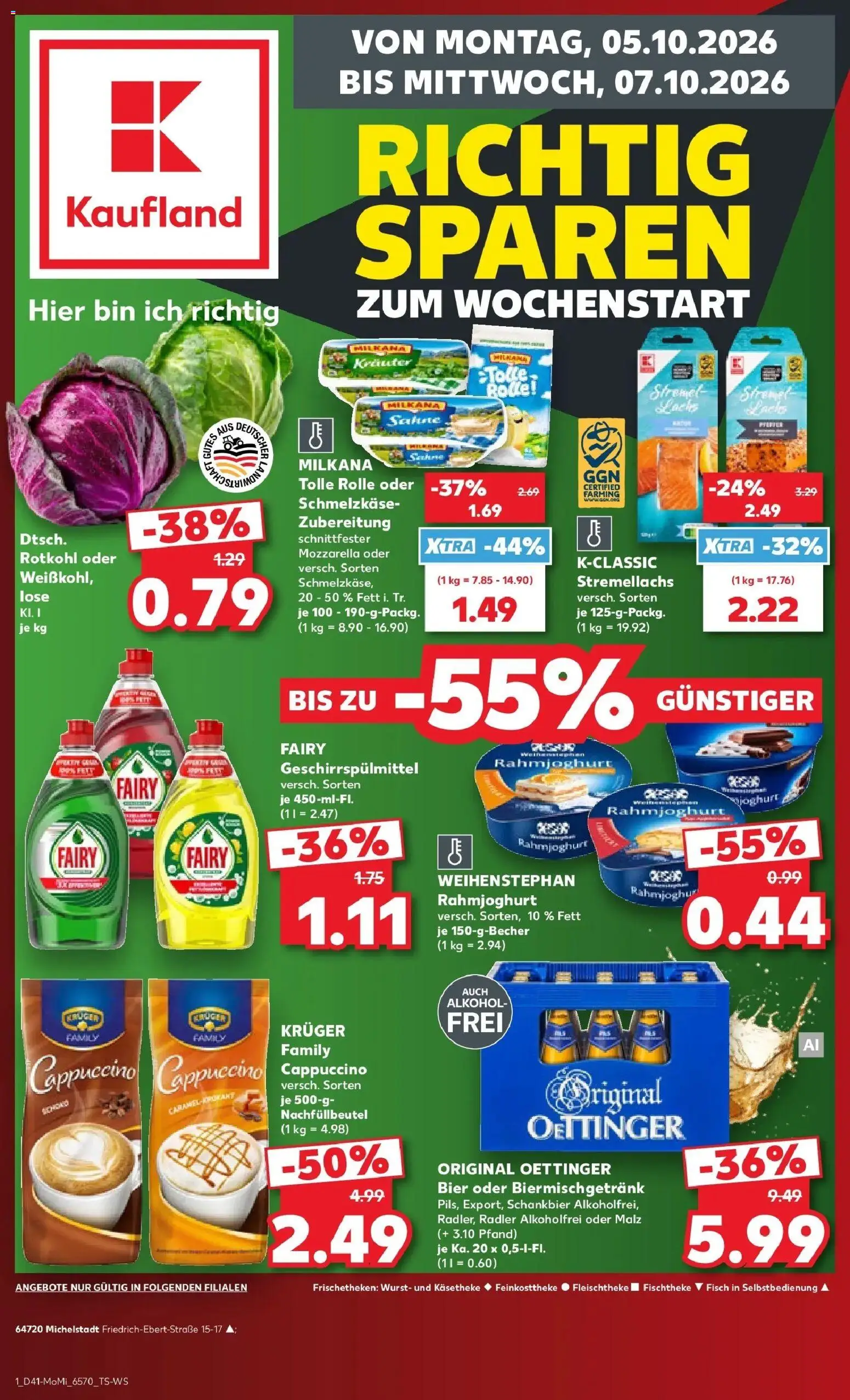 Vorschau von dem Prospekt des Geschäftes Kaufland, gültig ab dem 05.10.2026