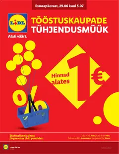 Lidl kliendilehe eelvaade alates 29.06.2026