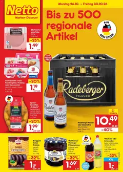 Vorschau von dem Prospekt des Geschäftes Netto Marken-Discount, gültig ab dem 26.10.2026