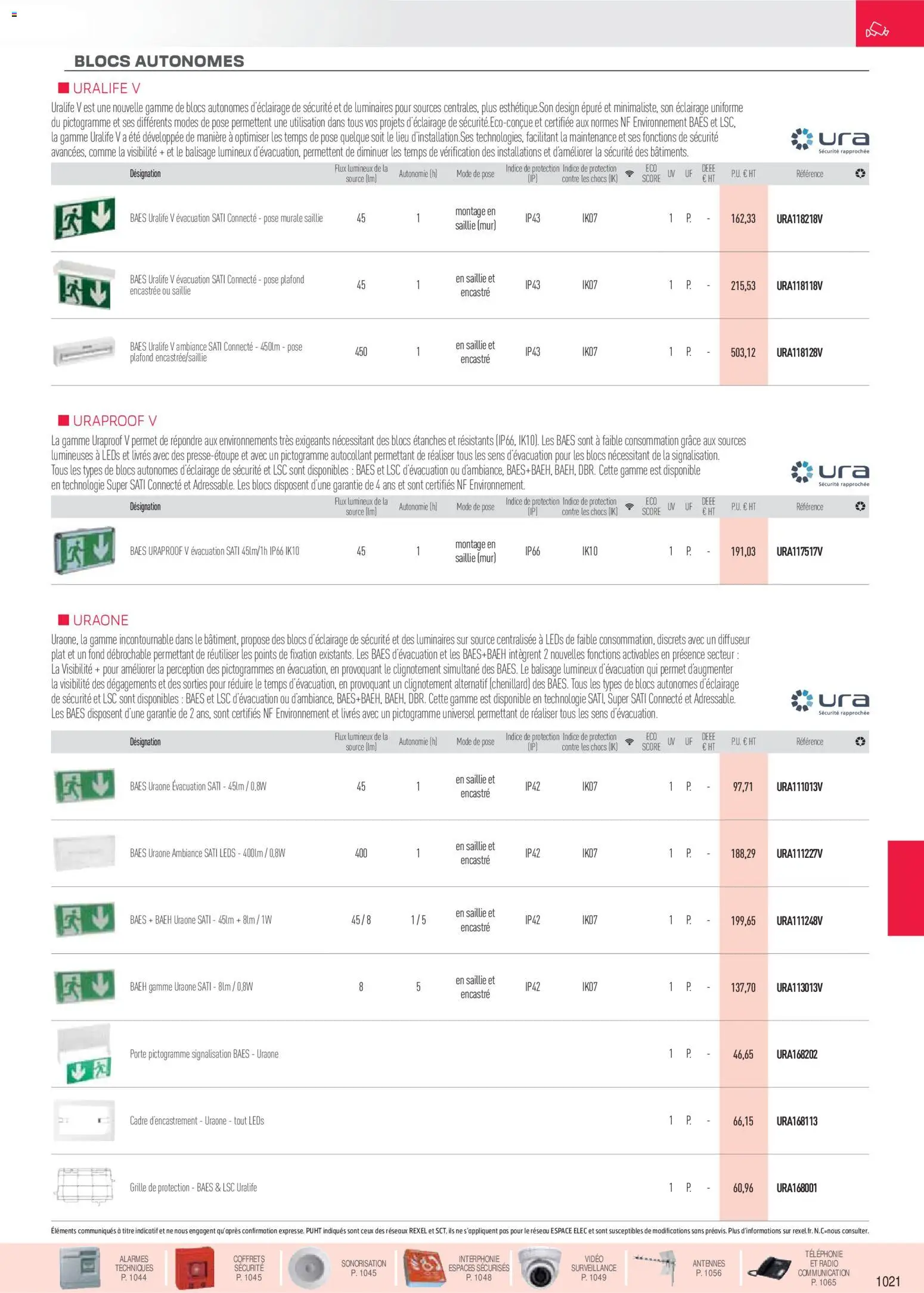 Prévisualisation de Brochure sécurité, communication du magasin Rexel formulaire valide 18/11/2025 - Vidéo, Radio, Porte, Cadre, Livres, Diffuseur, Éclairage