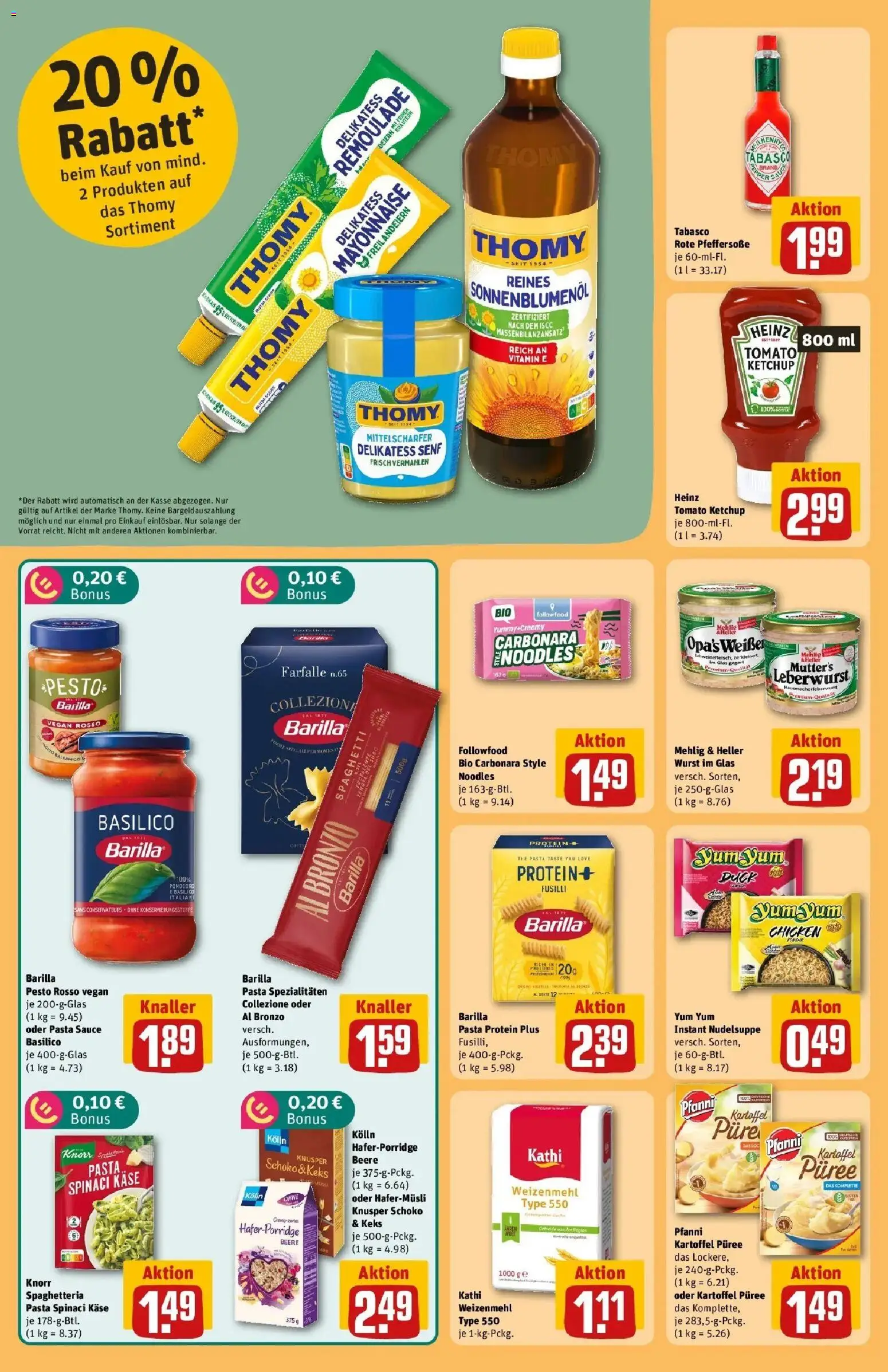 Vorschau von dem Prospekt des Geschäftes Rewe, gültig ab dem 26.10.2026
