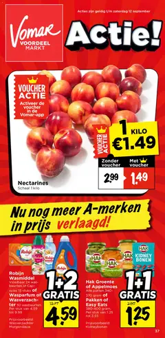Voorbeeld van Vomar folder - Weekend folder 37 van winkel Vomar geldig vanaf 12-09-2026