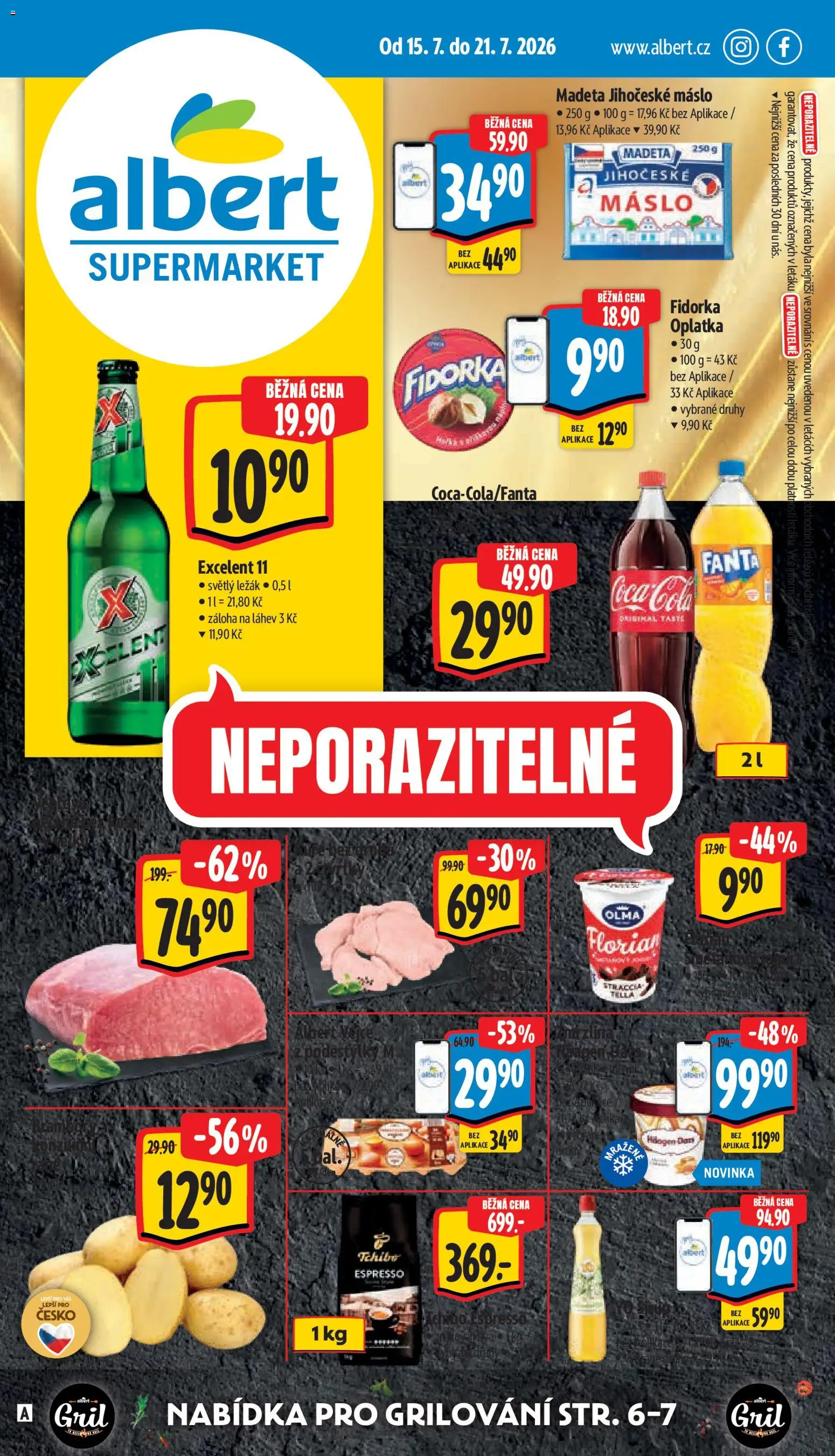 Náhled nabídky: Albert Albert leták - Supermarket platný od 15.07.2026