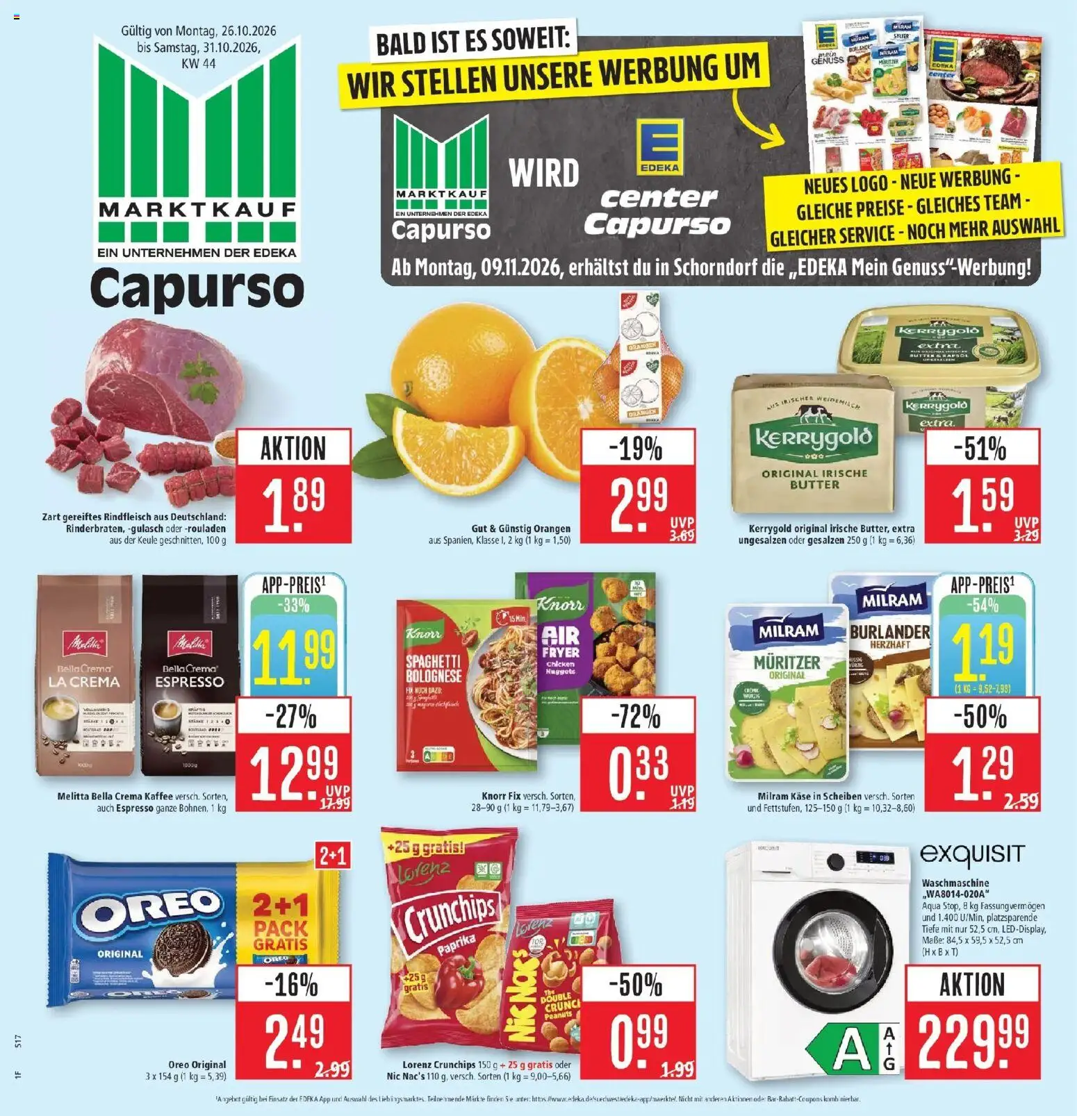 Vorschau von dem Prospekt des Geschäftes Marktkauf, gültig ab dem 26.10.2026
