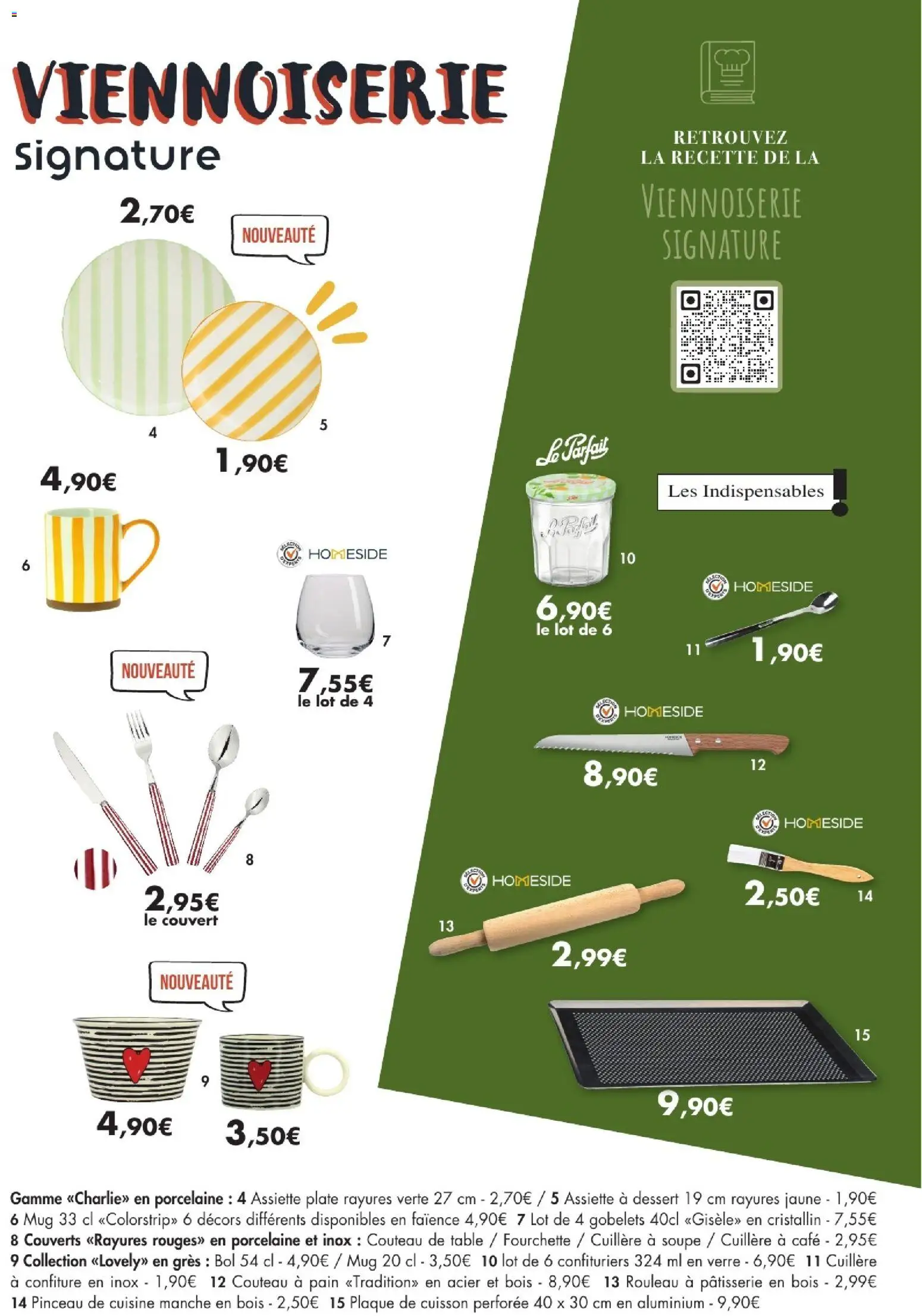 Prévisualisation de E.Leclerc La table d'automne 2026 du magasin E.Leclerc formulaire valide 01/09/2026 - Café, Table, Assiette, Soupe, Bol, Viennoiserie, Porcelaine, Couverts