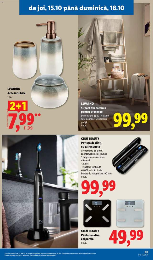 Noul catalog Lidl de la 12.10.