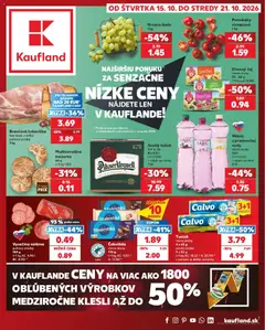 Náhľad Kaufland letáku platného od 15.10.2026
