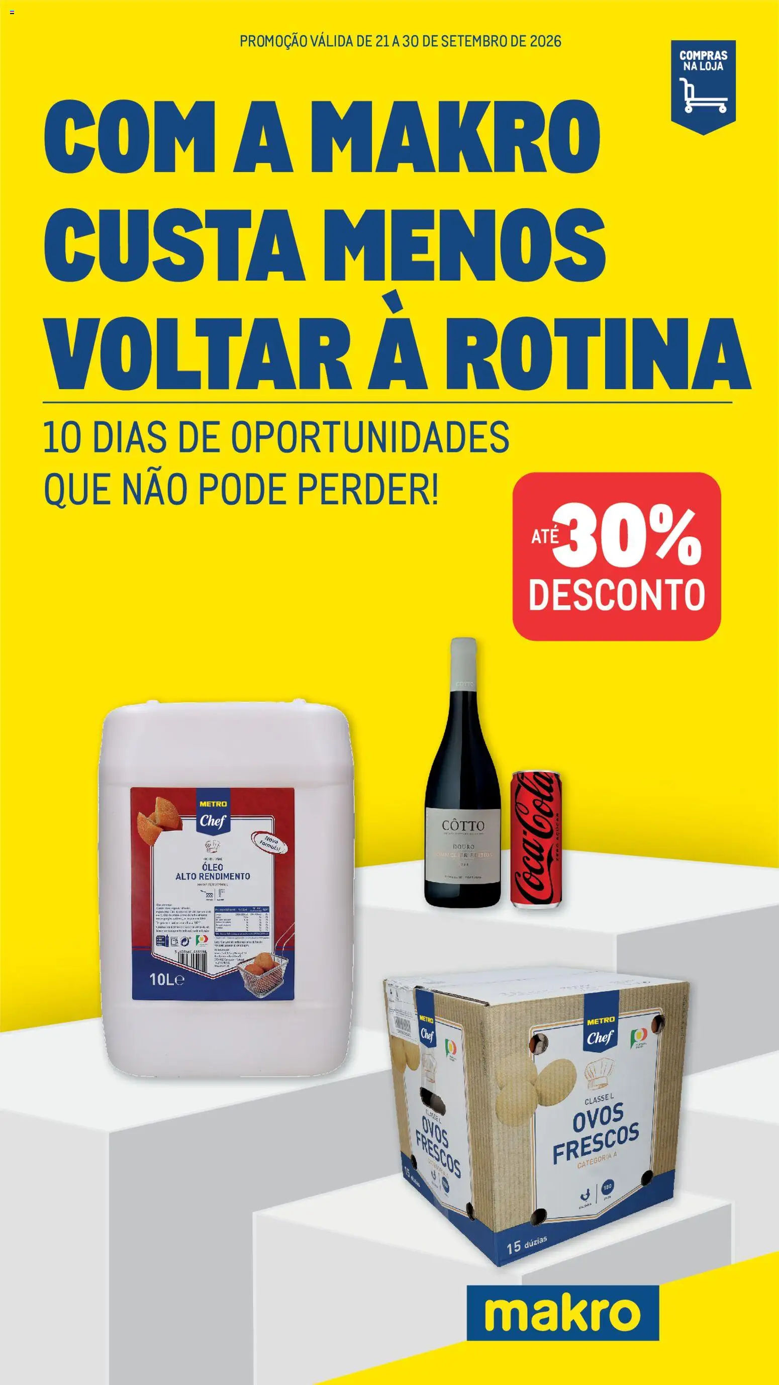 Pré-visualização do folheto da loja Makro válida a partir de 21/09/2026