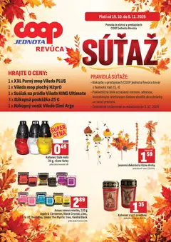 Náhľad COOP Jednota letáku platného od 19.10.2026
