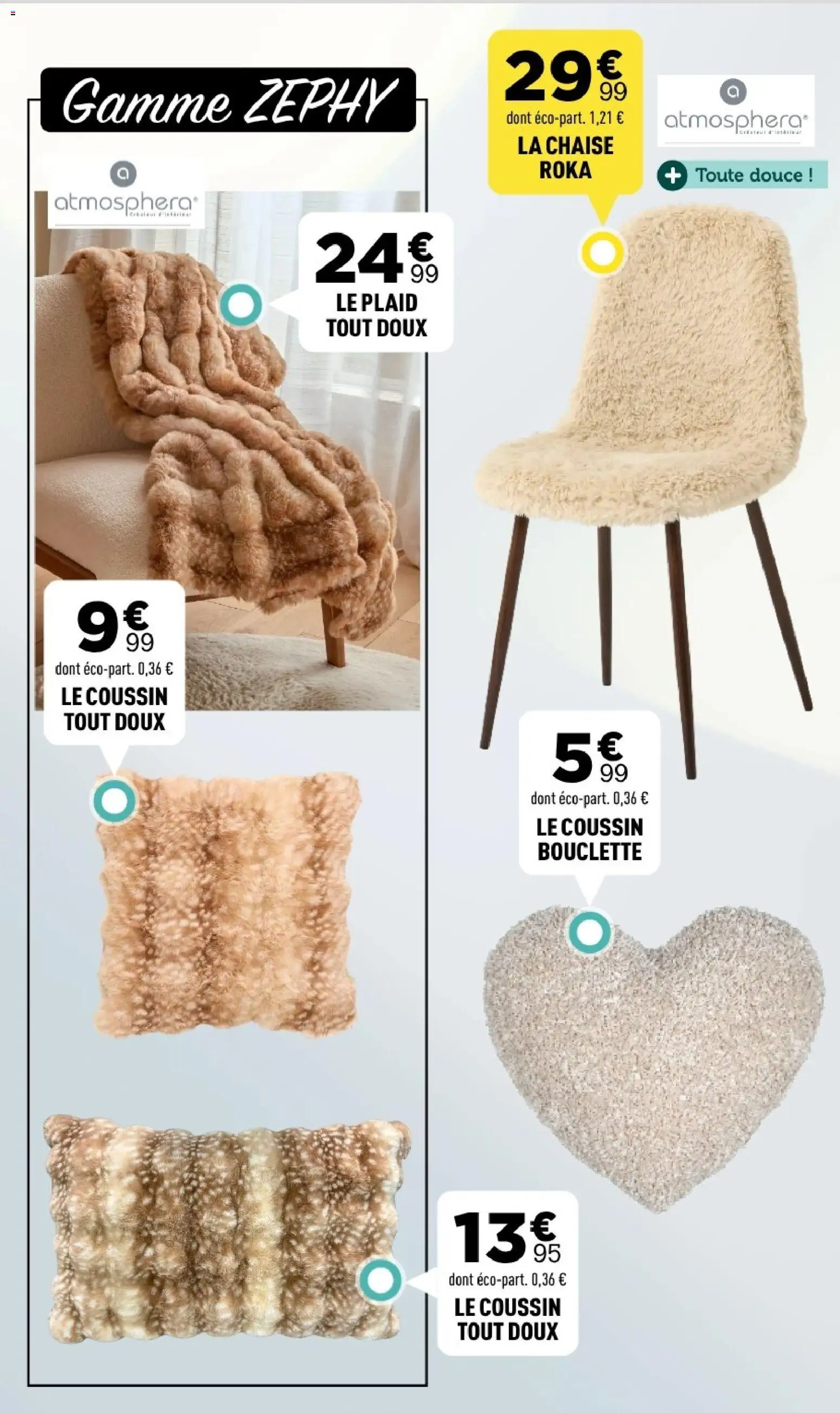 Prévisualisation de Centrakor catalogue du magasin Centrakor formulaire valide 19/10/2026 - Chaise, Plaid