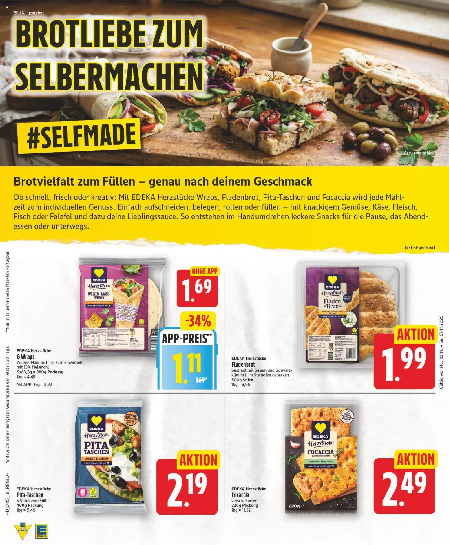 Vorschau von dem Prospekt des Geschäftes Edeka, gültig ab dem 02.11.2026