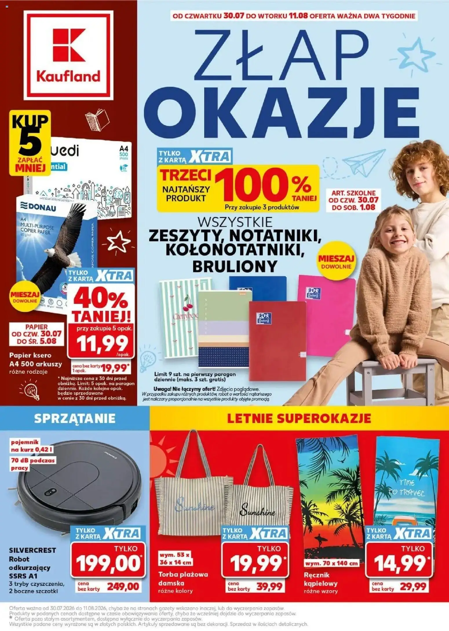 Pogląd gazetki "Kaufland gazetka - Złap Okazje" ze sklepu Kaufland ważnej od 30.07.2026