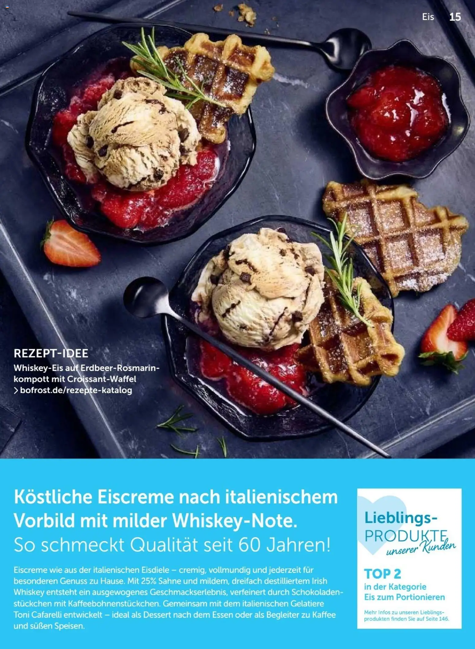 Vorschau von dem Prospekt des Geschäftes Bofrost, gültig ab dem 07.09.2026 - Eis, Kaffee, Top, Whiskey, Sahne, Eiscreme