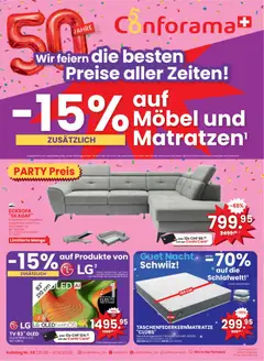 Vorschau des Merkblatts Conforama aktionen vom Shop Conforama gültig von 26.08.2026 bis 08.09.2026
