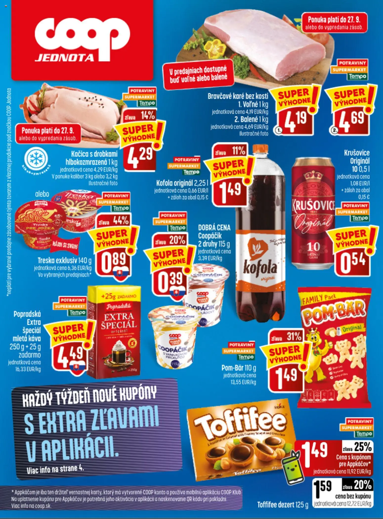 Náhľad COOP Jednota letáku platného od 24.09.2026