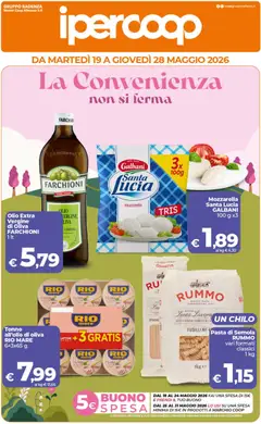 Anteprima dell'opuscolo Ipercoop volantino Sicilia dal negozio Ipercoop valido da 19/05/2026