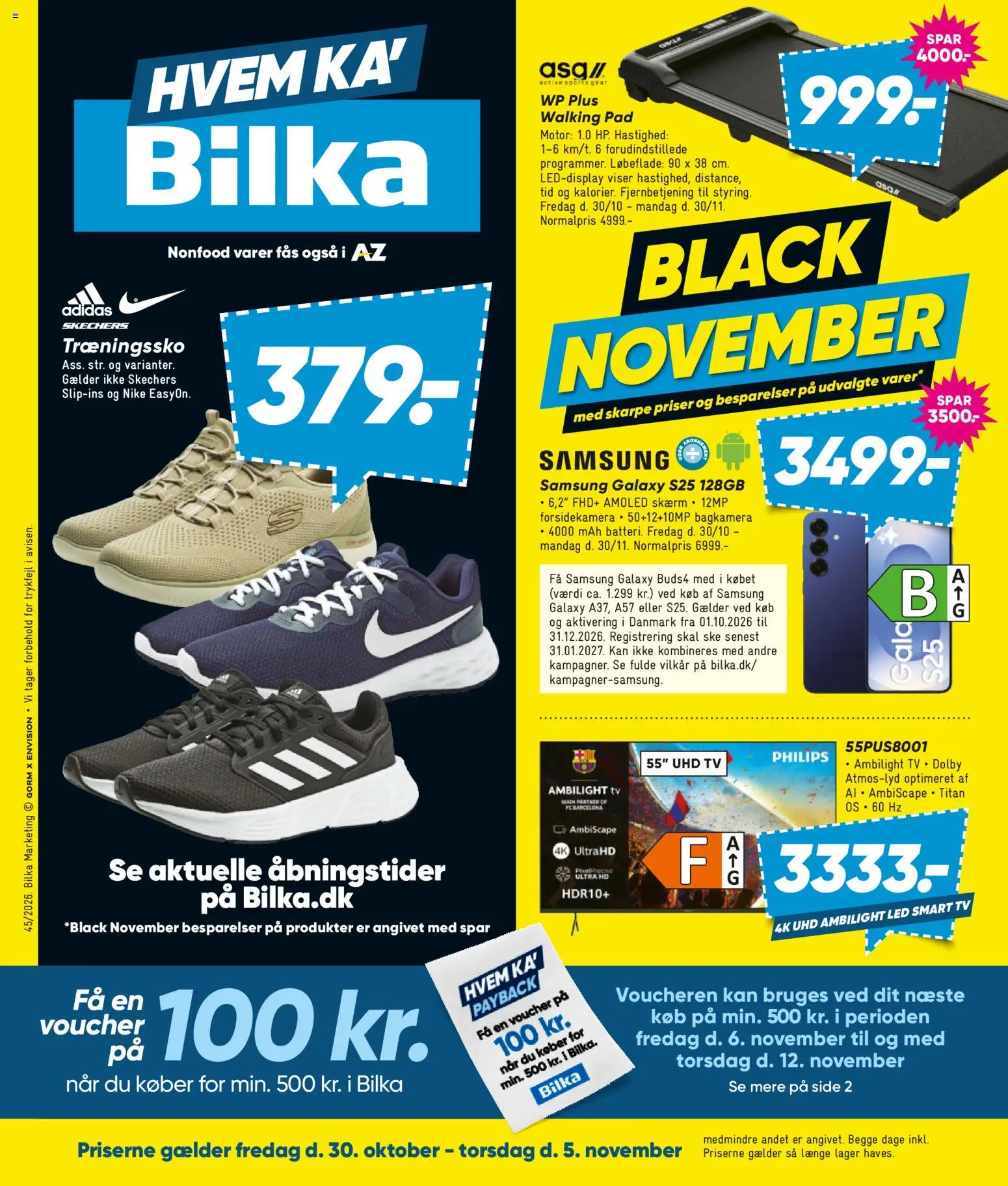 Eksempel på tilbudsavis Bilka - Black Friday fra butik Bilka gyldig fra 30/10/2026 - TV, Smart TV, Skærm