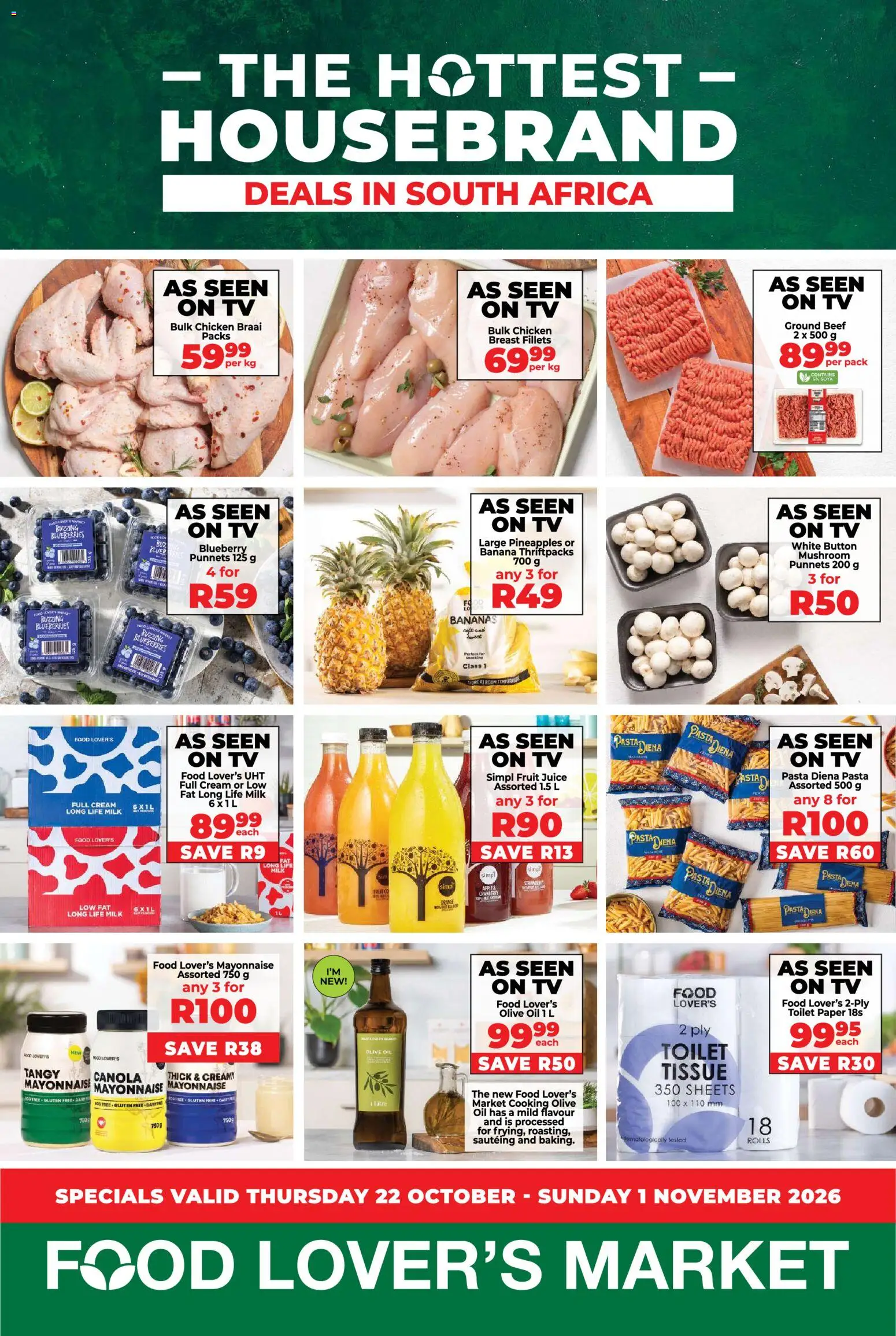 Food Lover's Market Inland Provinces - Weekly Specials from 22/10 - 01 ...