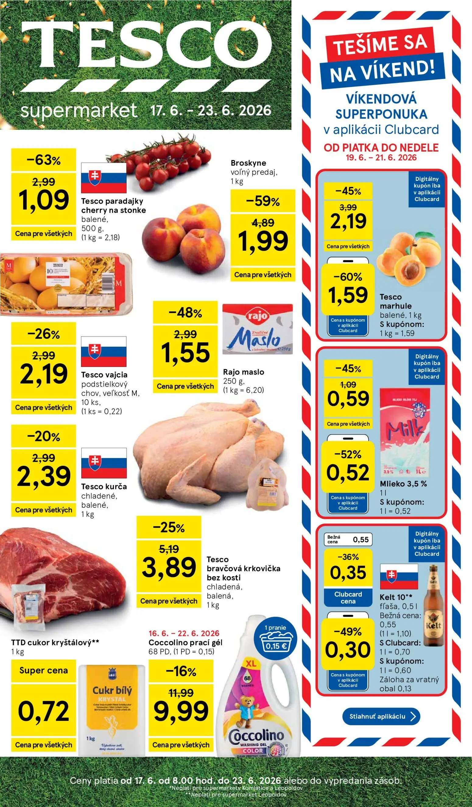 Náhľad Tesco letáku platného od 17.06.2026