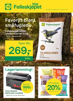 Forhåndsvis Felleskjøpet kundeavis fra butikk Felleskjøpet gyldig fra 28/09/2026