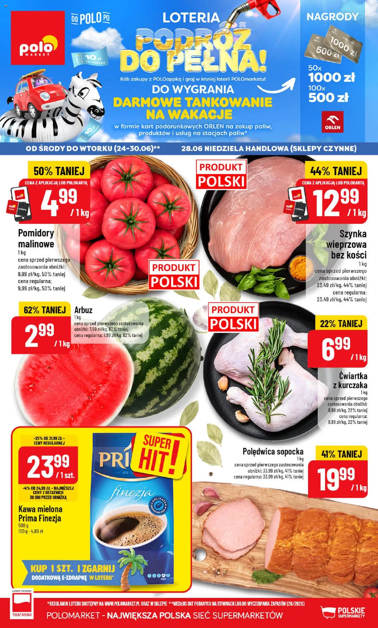 Pogląd gazetki "POLOmarket gazetka" ze sklepu POLOmarket ważnej od 24.06.2026