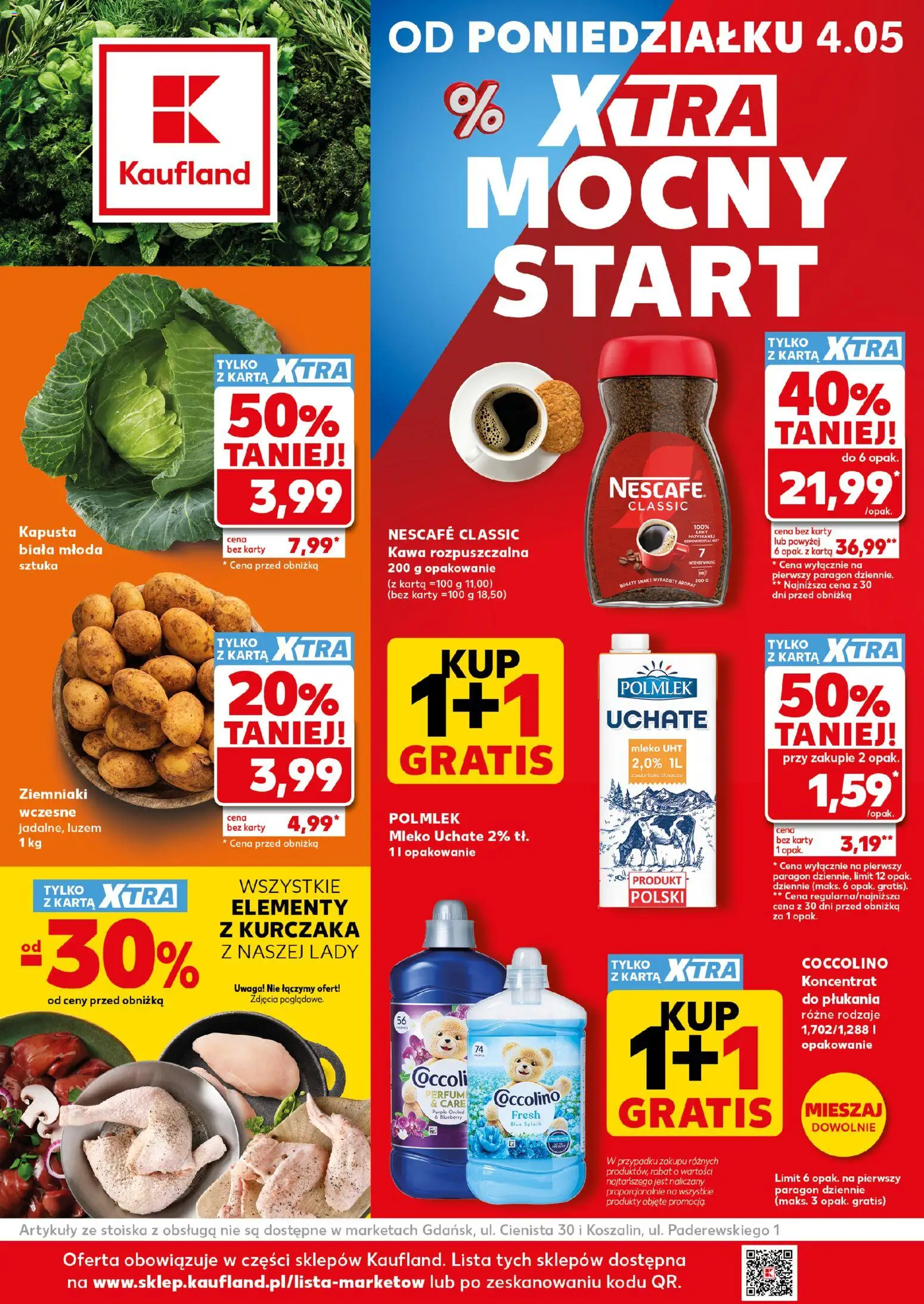 Náhled nabídky: Kaufland Polsko Kaufland Polsko leták - Mocny start platný od 04.05.2026