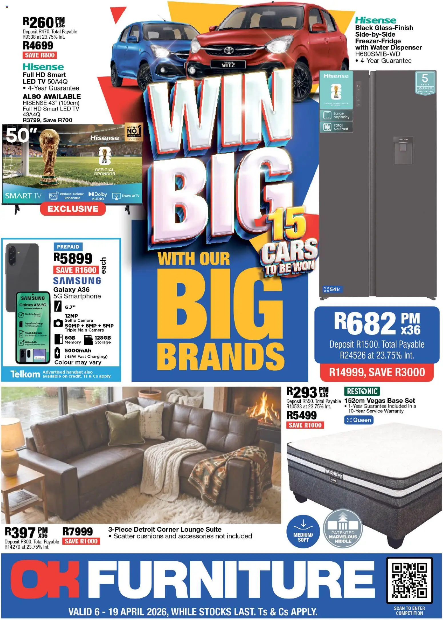 OK Furniture Catalogue from 06/04 - 19/04/2026