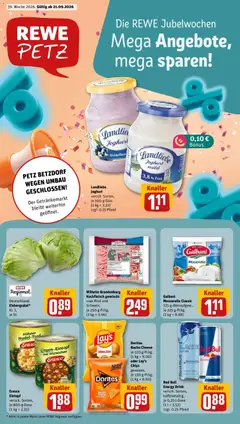 Vorschau von dem Prospekt des Geschäftes Rewe, gültig ab dem 21.09.2026