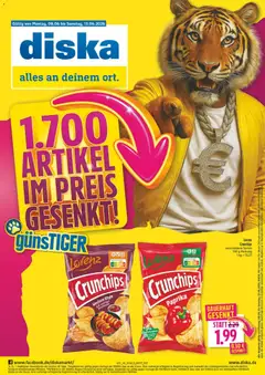 Vorschau von dem Prospekt des Geschäftes Diska, gültig ab dem 08.06.2026