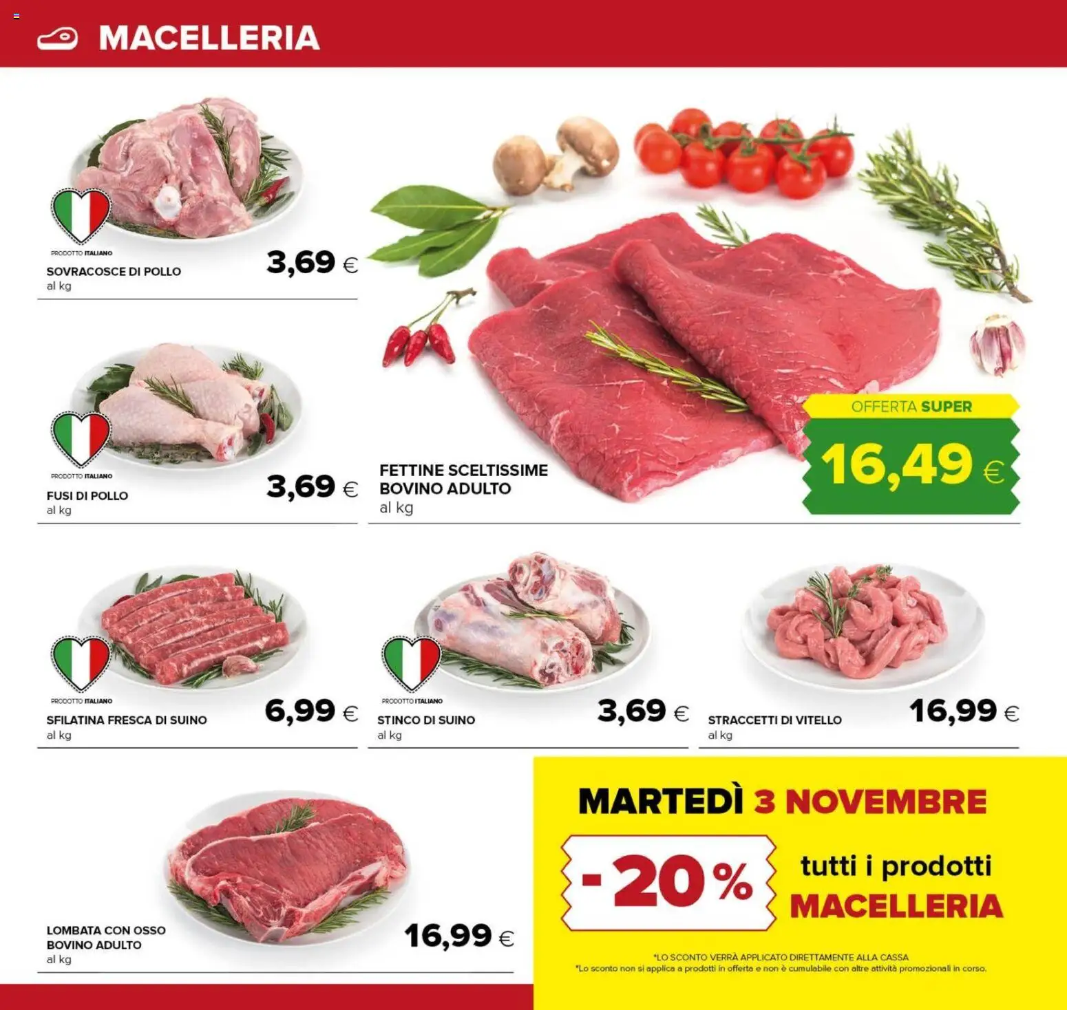 Anteprima dell'opuscolo Oasi volantino Zagarolo dal negozio Oasi valido da 22/10/2026 - Pollo, Bovino, Vitello, Suino