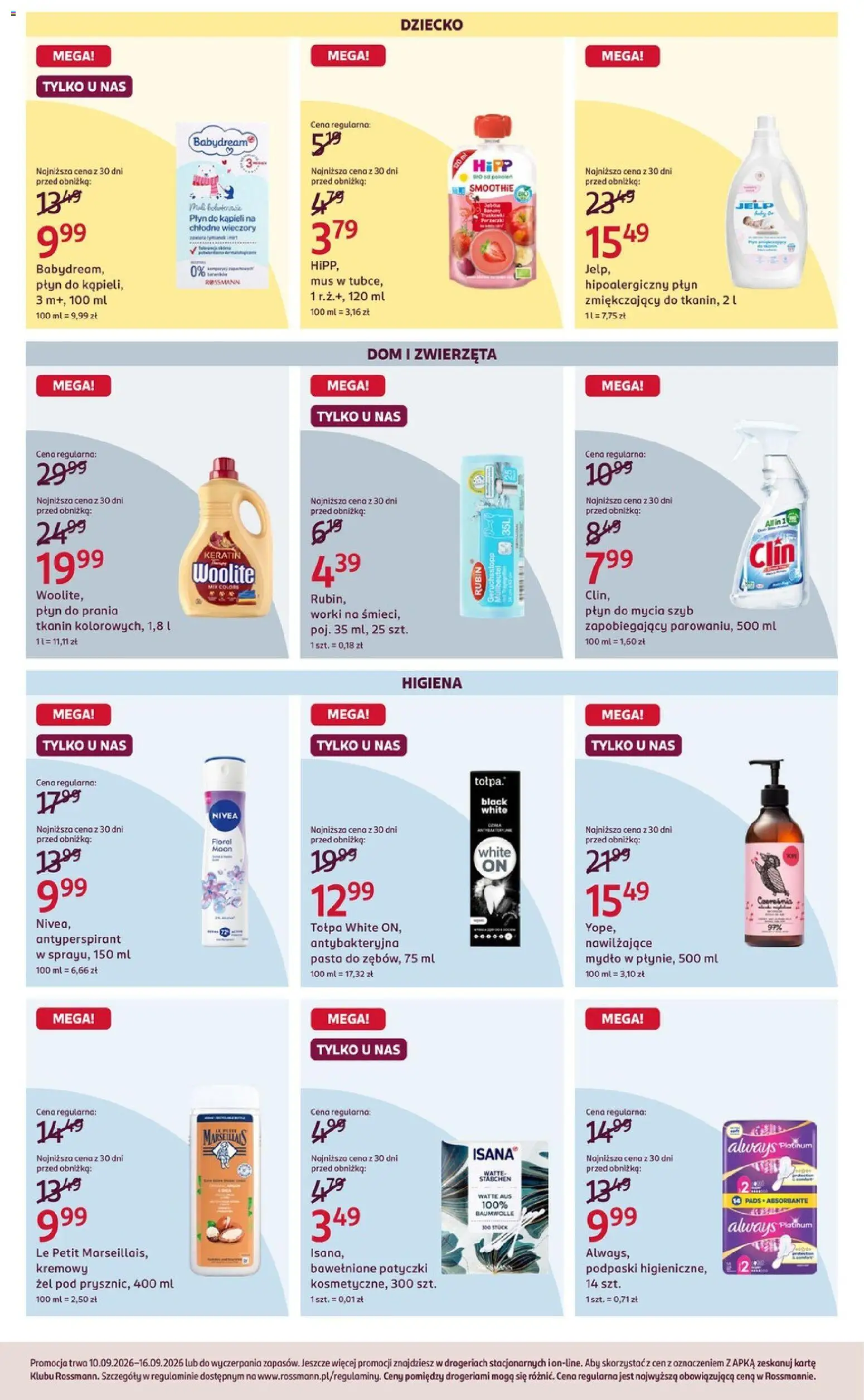 Pogląd gazetki "Rossmann gazetka" ze sklepu Rossmann ważnej od 10.09.2026