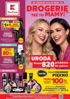 Pogląd gazetki "Kaufland gazetka - Kosmetyki" ze sklepu Kaufland ważnej od 18.06.2026