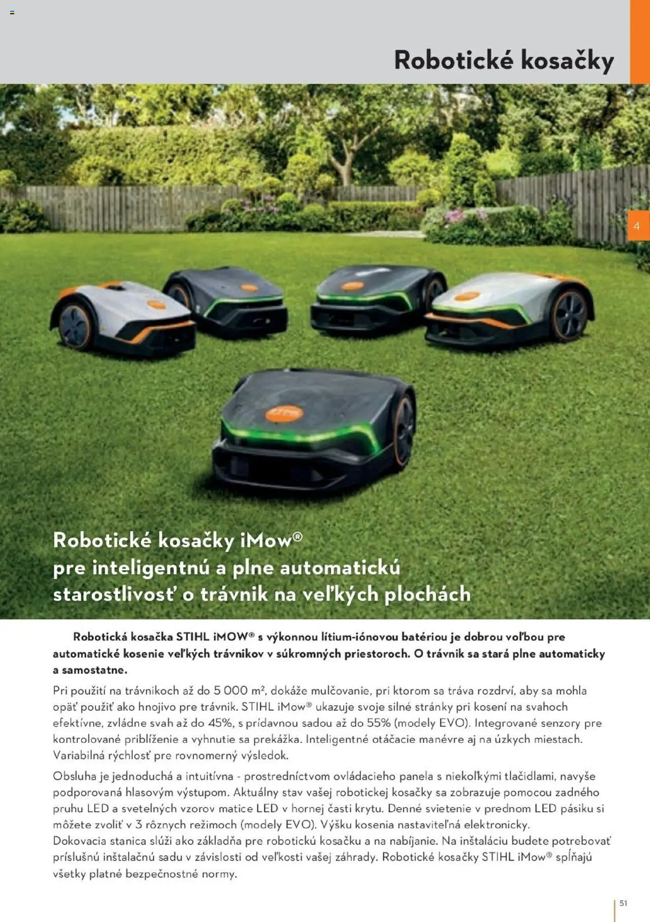 Náhľad STIHL letáku platného od 29.09.2025 - Robotická kosačka, Led, Kosačky, Kosačka
