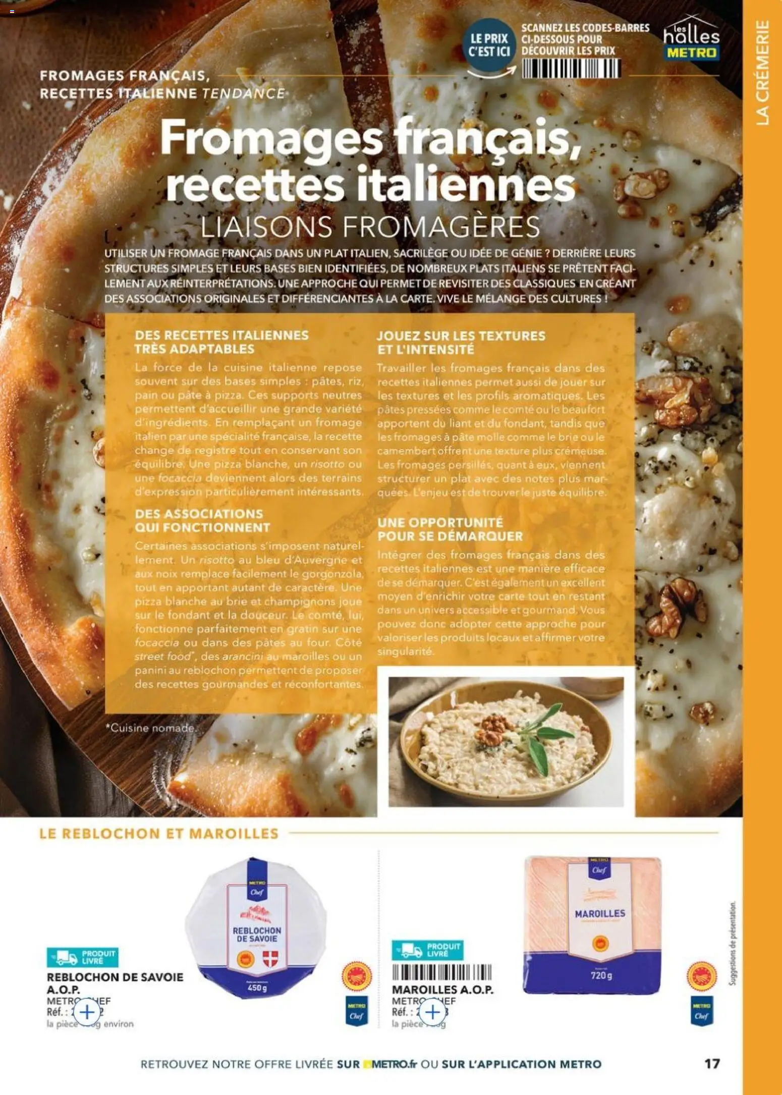 Prévisualisation de METRO - Guide Italie du magasin METRO formulaire valide 28/05/2026 - Fromage, Panini, Pain, Pâte, Pâtes, Noix, Maroilles, Champignons