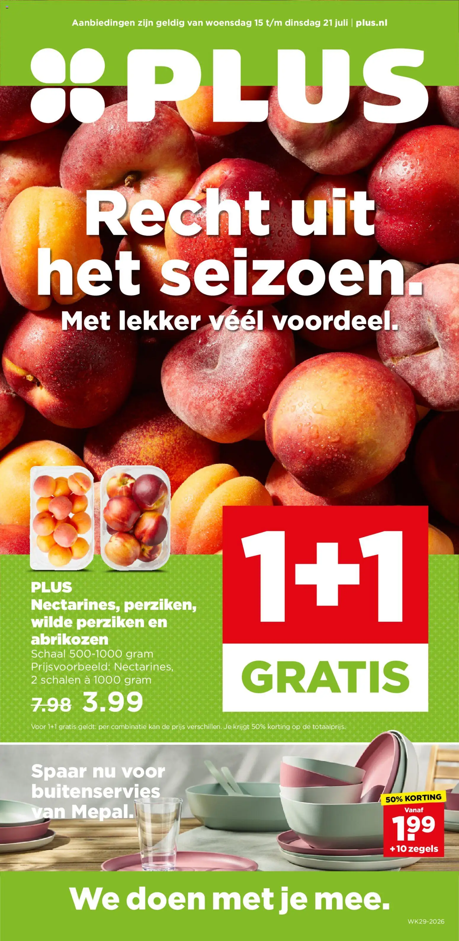 Voorbeeld van Plus folder week 29 van winkel Plus geldig vanaf 15-07-2026