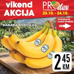 Pregled letka Prodex vikend akcija trgovine Prodex vrijedi od 23.10.2026