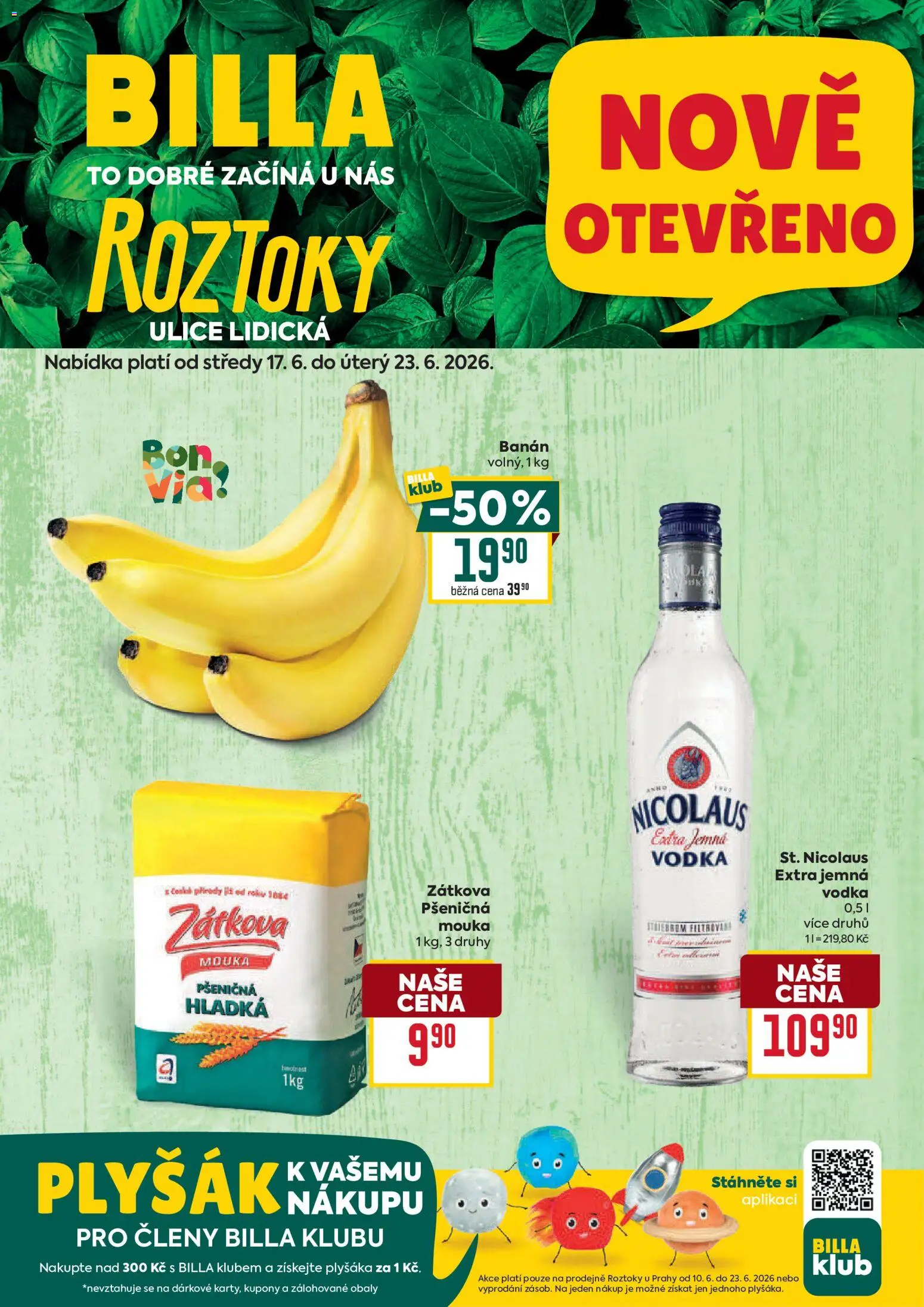 Náhled nabídky: Billa Billa leták - Roztoky platný od 17.06.2026