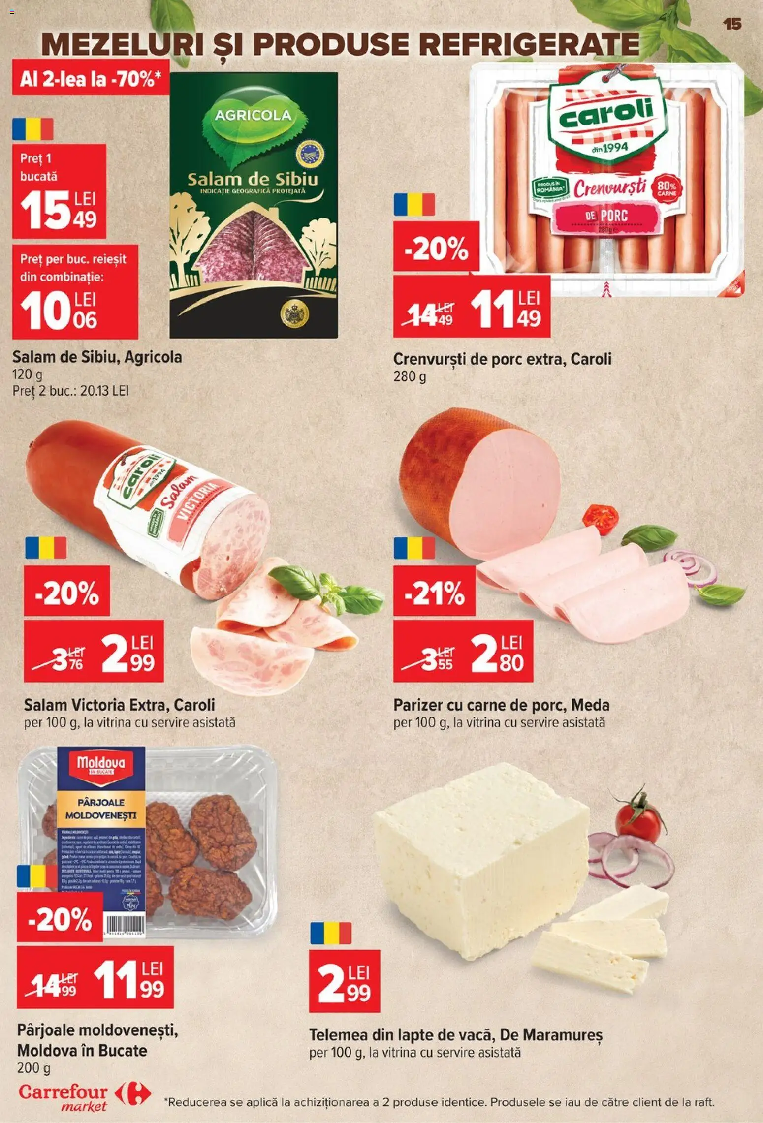 Previzualizarea de cataloage: Carrefour Carrefour Catalog Market valabil de la 28.10.2026 - Lapte, Salam, Carne De Porc, Crenvurști, Parizer, Agricola, Aplică, Vitrină